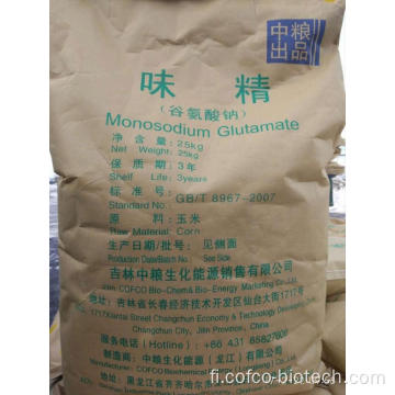 Mononatriumglutamaatti sisältää gluteenia